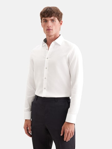 SEIDENSTICKER Slim fit Business shirt in White
