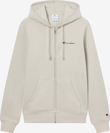 Champion Authentic Athletic Apparel Кофта на молнии в Бежевый: спереди