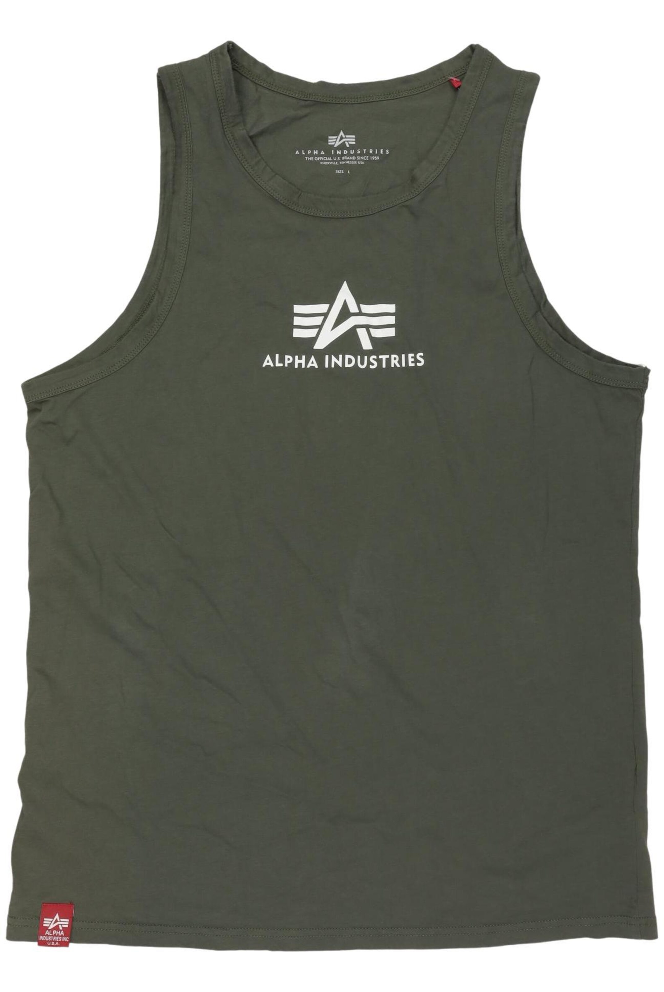 ALPHA INDUSTRIES Shirt in L in Green: front