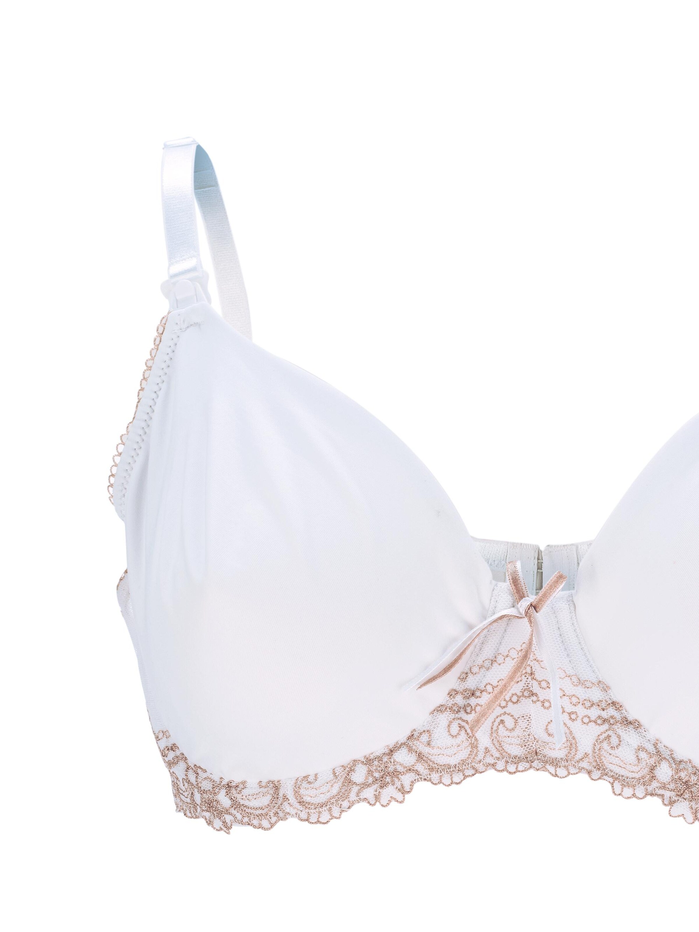 petit amour Nursing Bra 'EDITH' in White