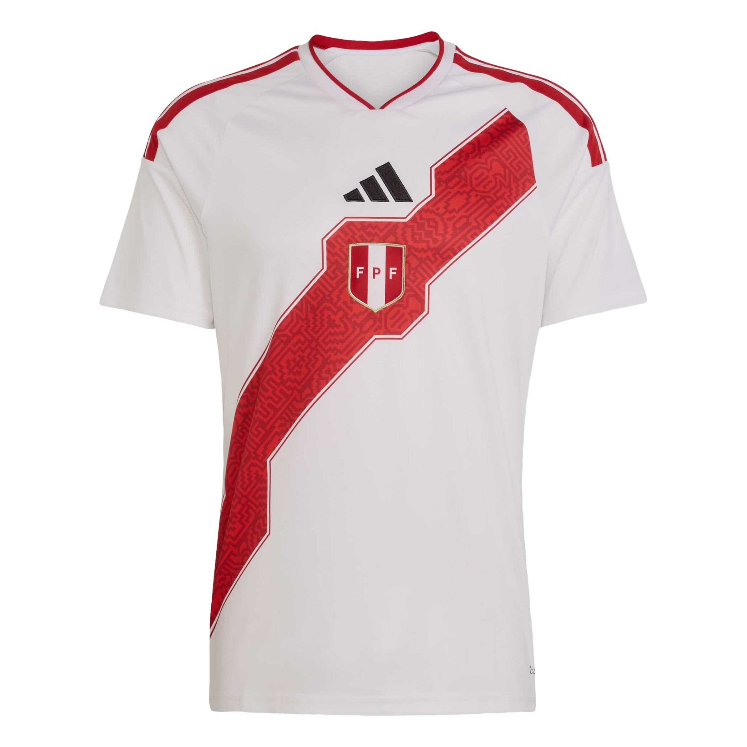 ADIDAS PERFORMANCE - Camiseta de fútbol 'Peru 26' en blanco: frente
