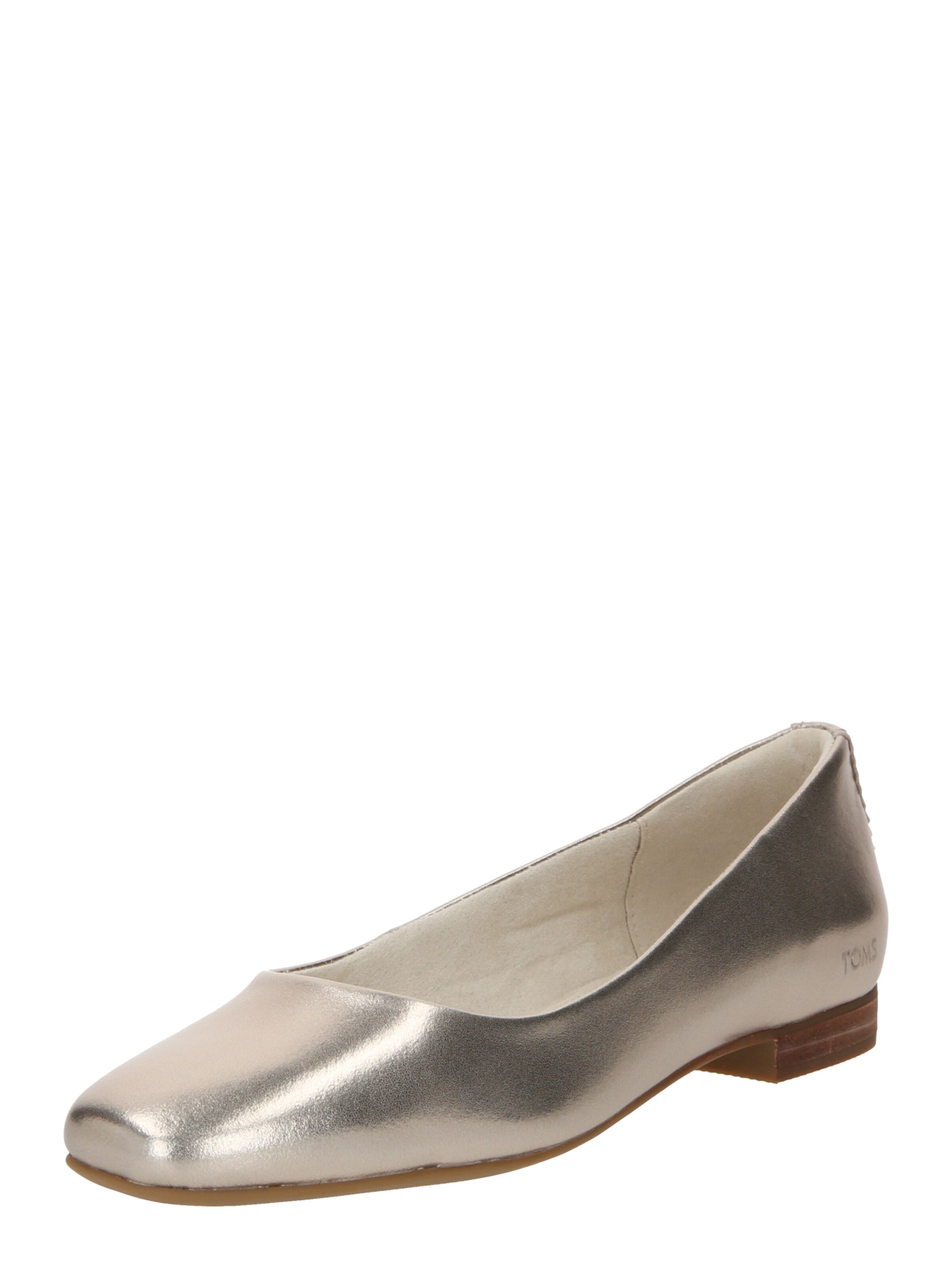 TOMS Hjemmesko i guld: forside