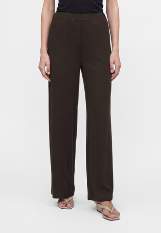 Samsøe Samsøe - regular Pantalón 'SAUMI' en marrón: frente