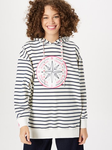 Zwillingsherz Sweatshirt 'Vilma' in Blauw: voorkant