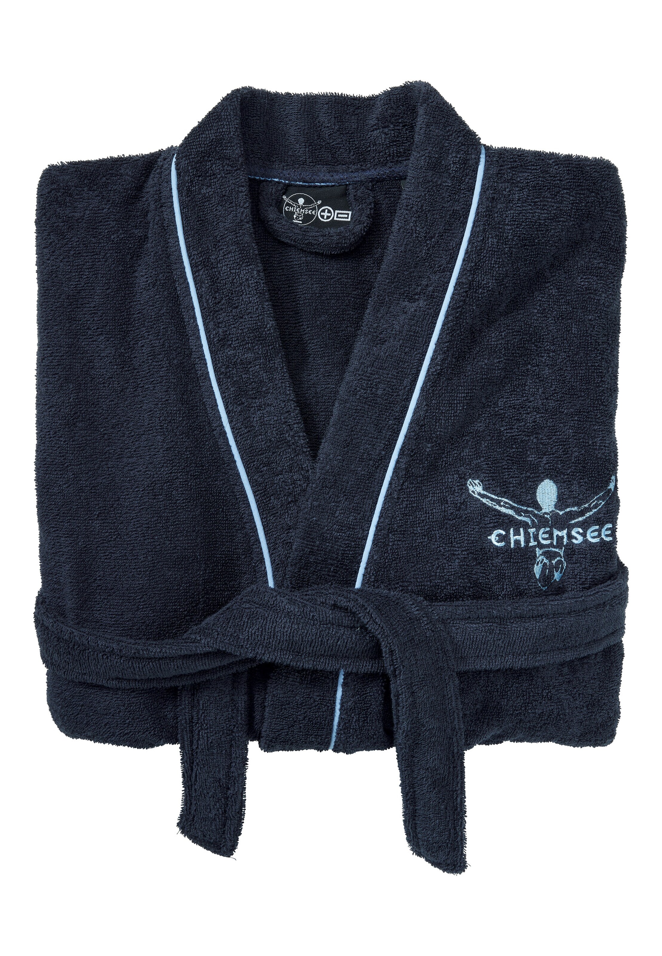 CHIEMSEE Bathrobe short 'Venice' in Blue