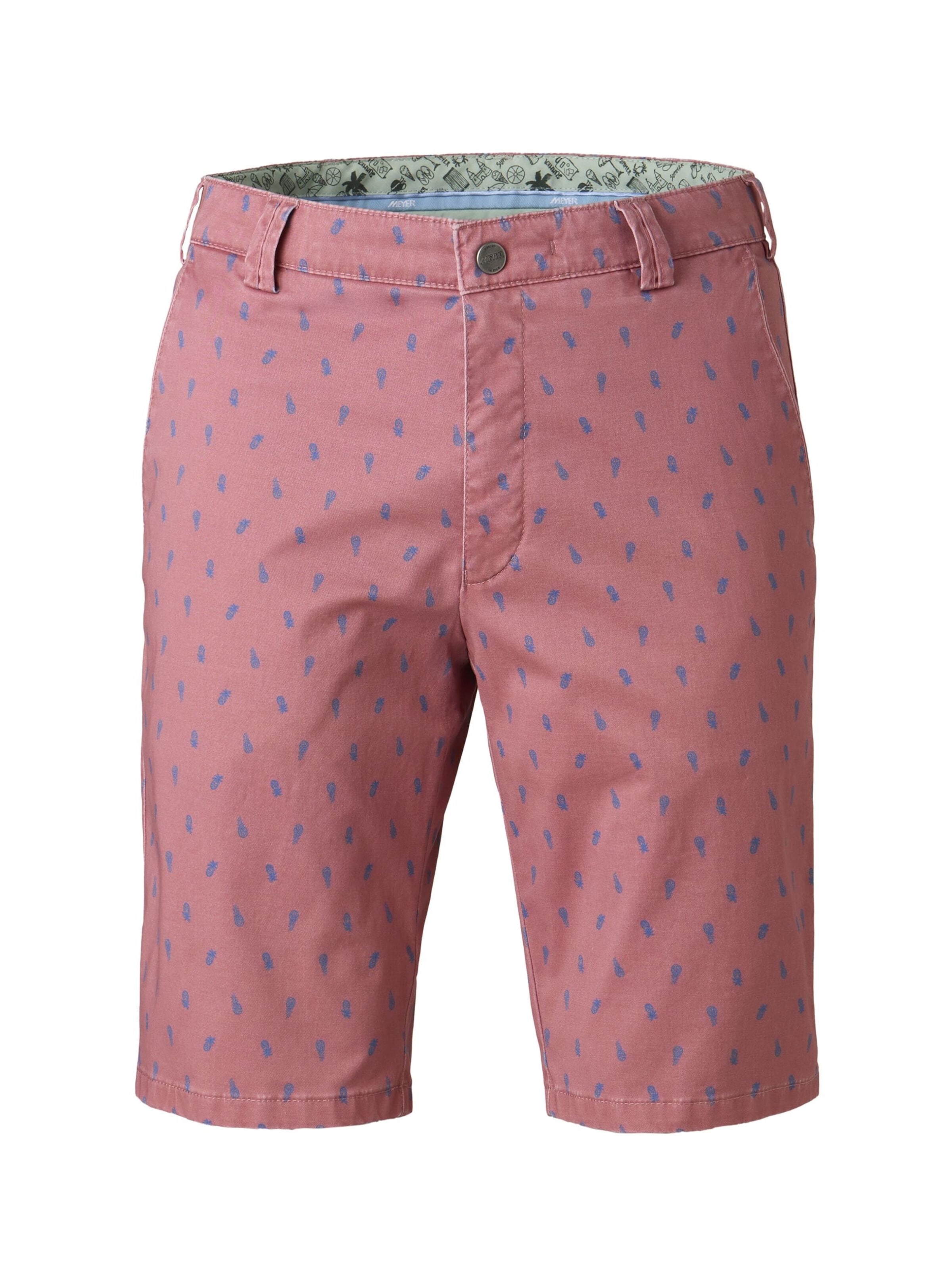 MEYER Regular Trousers in Red: front