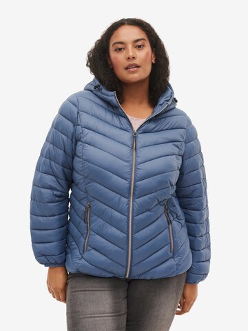 Zizzi - Chaqueta de entretiempo en azul: frente