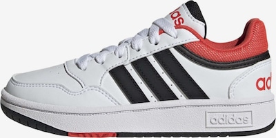 ADIDAS ORIGINALS Baskets 'Hoops 3' en rouge / noir / blanc, Vue avec produit