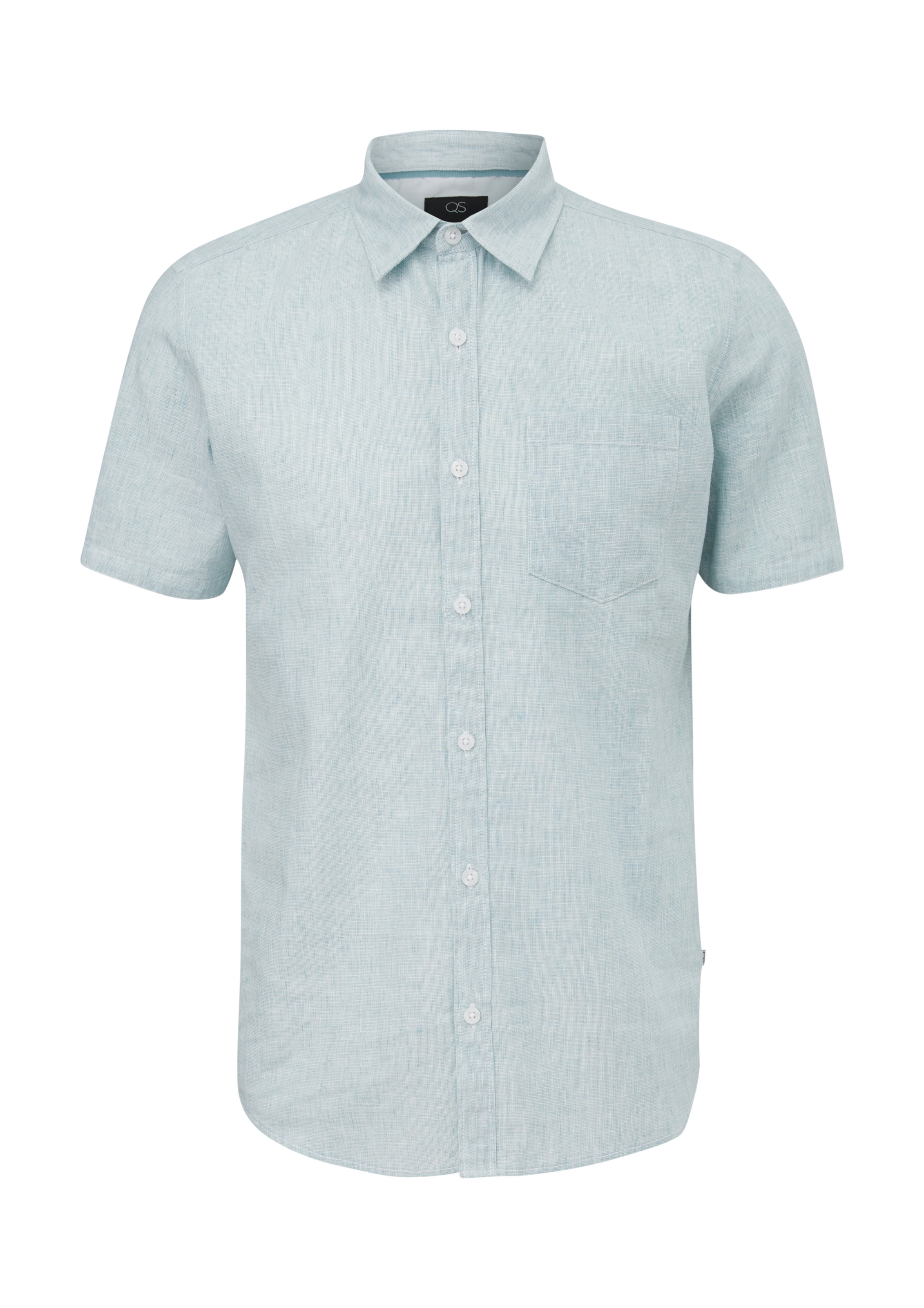 QS Button Up Shirt in Turquoise, Item view