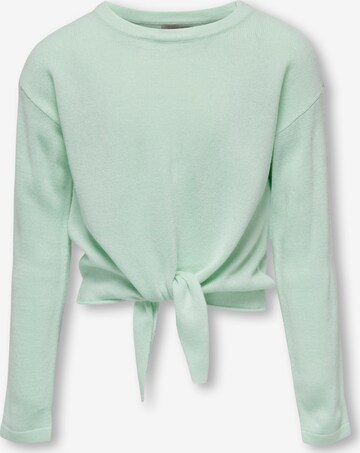 Pullover 'Amalia' di KIDS ONLY in verde: frontale