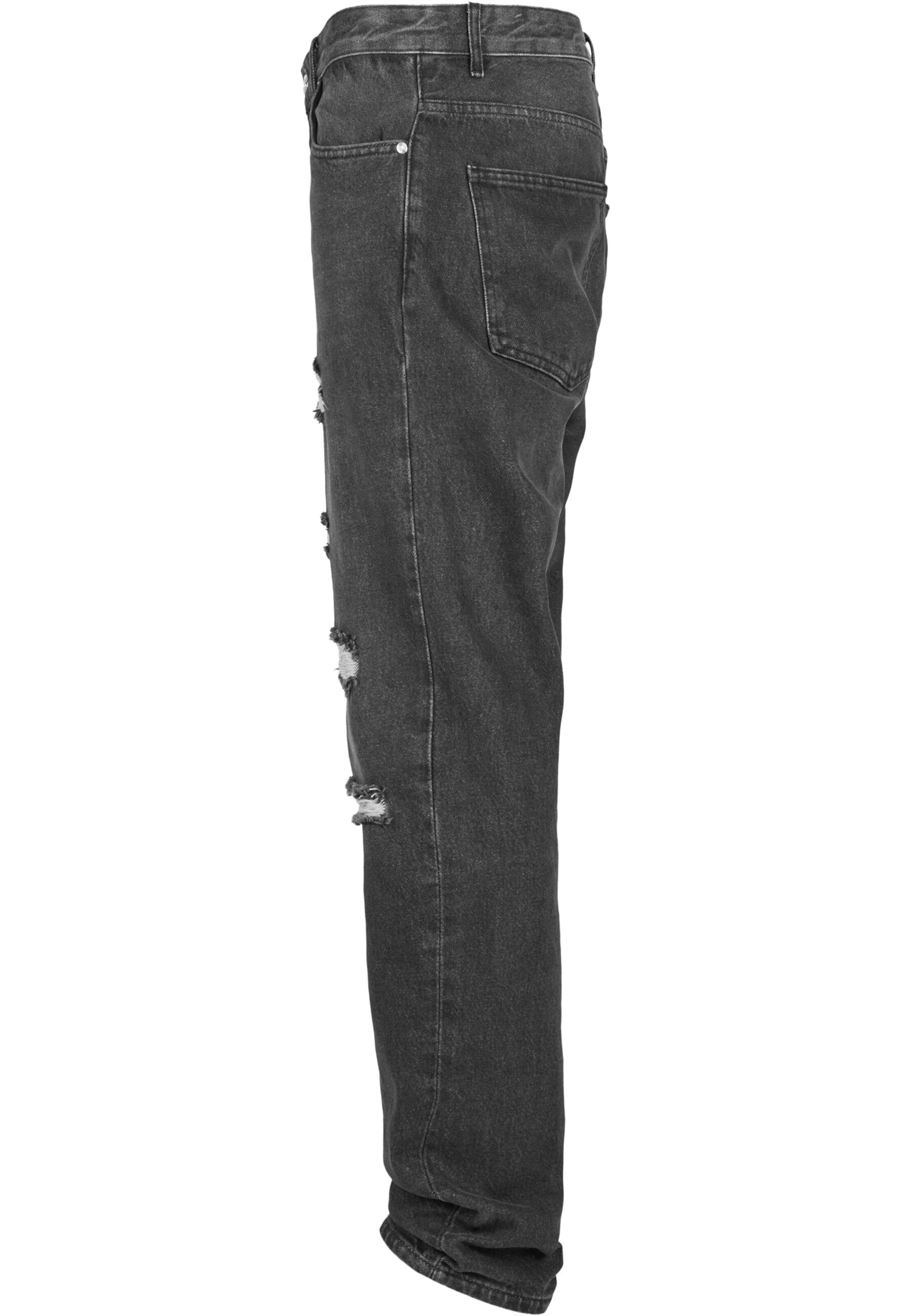 Tapered Jeans di 2Y Premium in nero