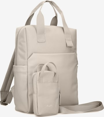 ZWEI Backpack 'LOU LUR130' in Beige: front