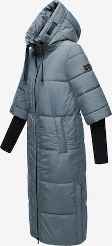NAVAHOO Χειμερινό παλτό 'Ciao Miau XIV' σε μπλε