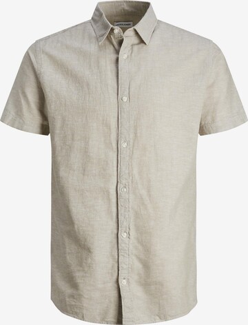 Chemise JACK & JONES en beige : devant