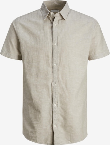 Coupe regular Chemise JACK & JONES en beige : devant