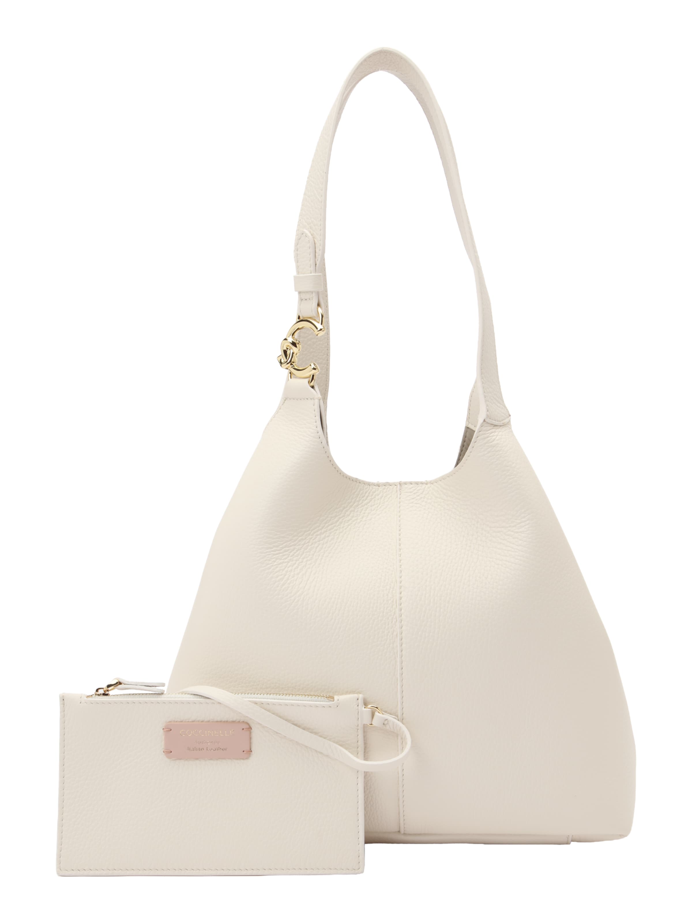 Coccinelle Nákupní taška 'EASY' – béžová: přední strana