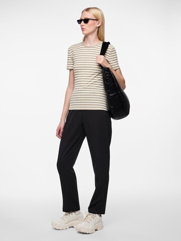 PIECES Regular Trousers 'LUISA' in Black