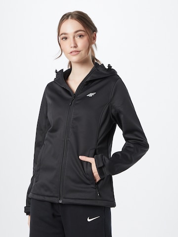 4F Athletic Jacket in Black: front