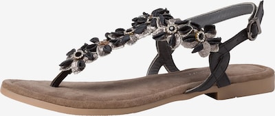 MARCO TOZZI T-bar sandals in Black, Item view