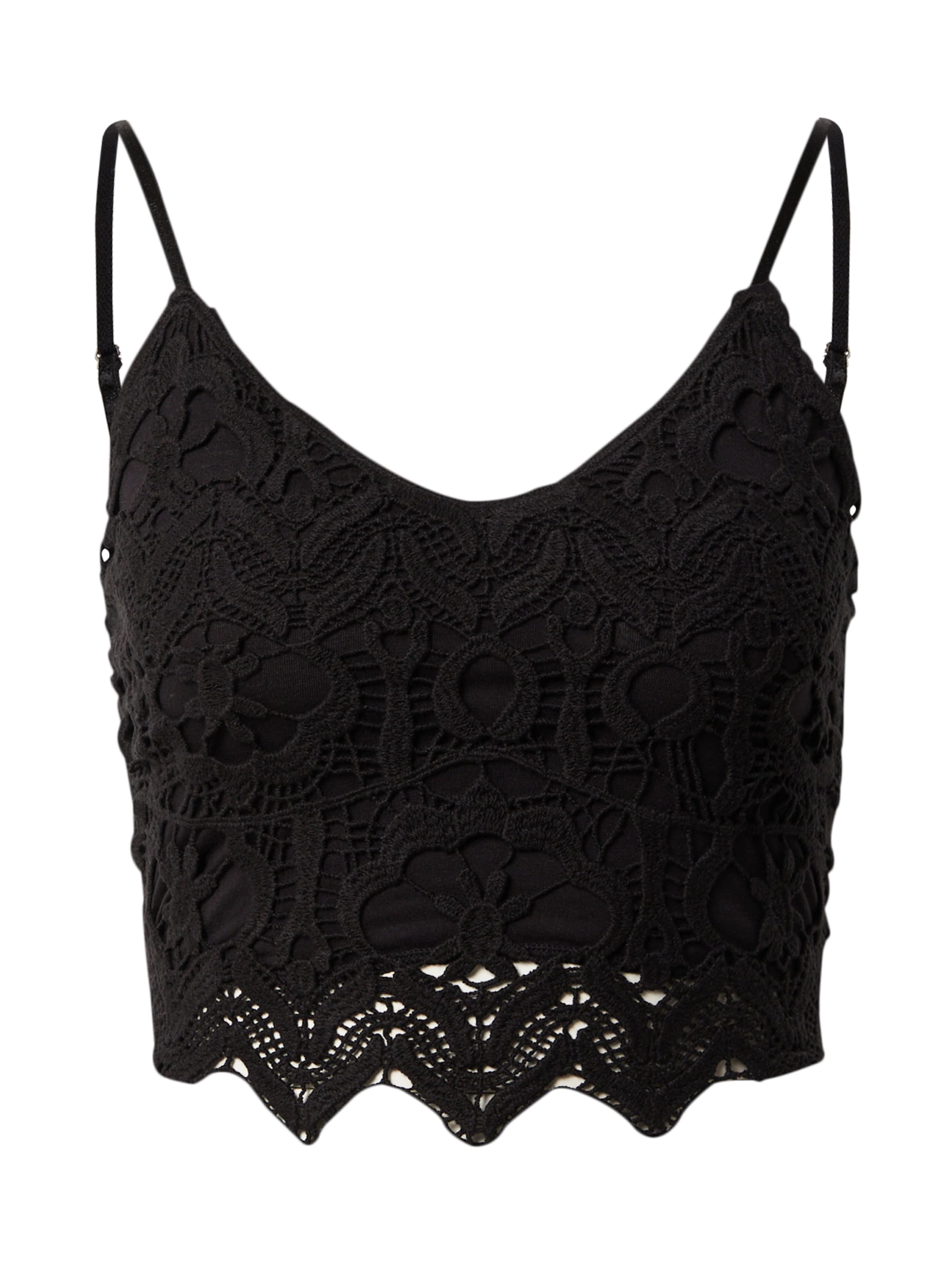 ABOUT YOU - Top 'Gemma' en negro: frente