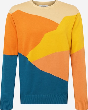 DEDICATED. Sweater 'Mora Cut Mountain' in Mixed colors: front
