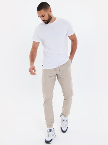 Threadbare Tapered Cargobroek 'Presley' in Bruin