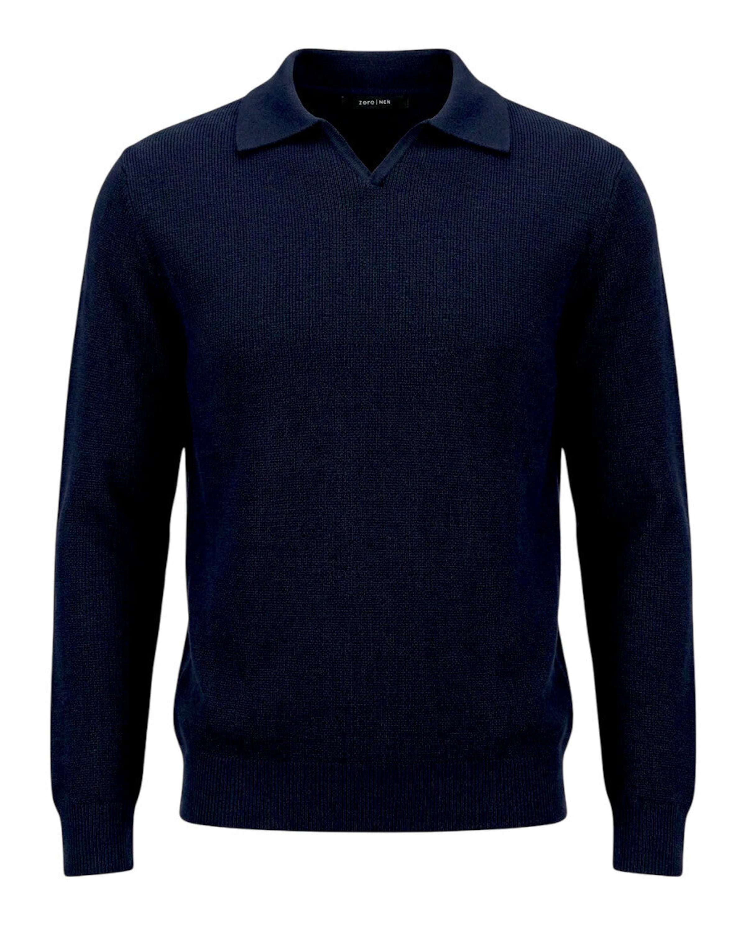 Pull-over zero en bleu : devant