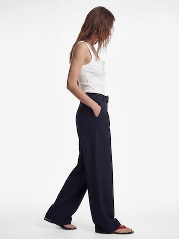 Koton Regular Bandplooibroek in Blauw