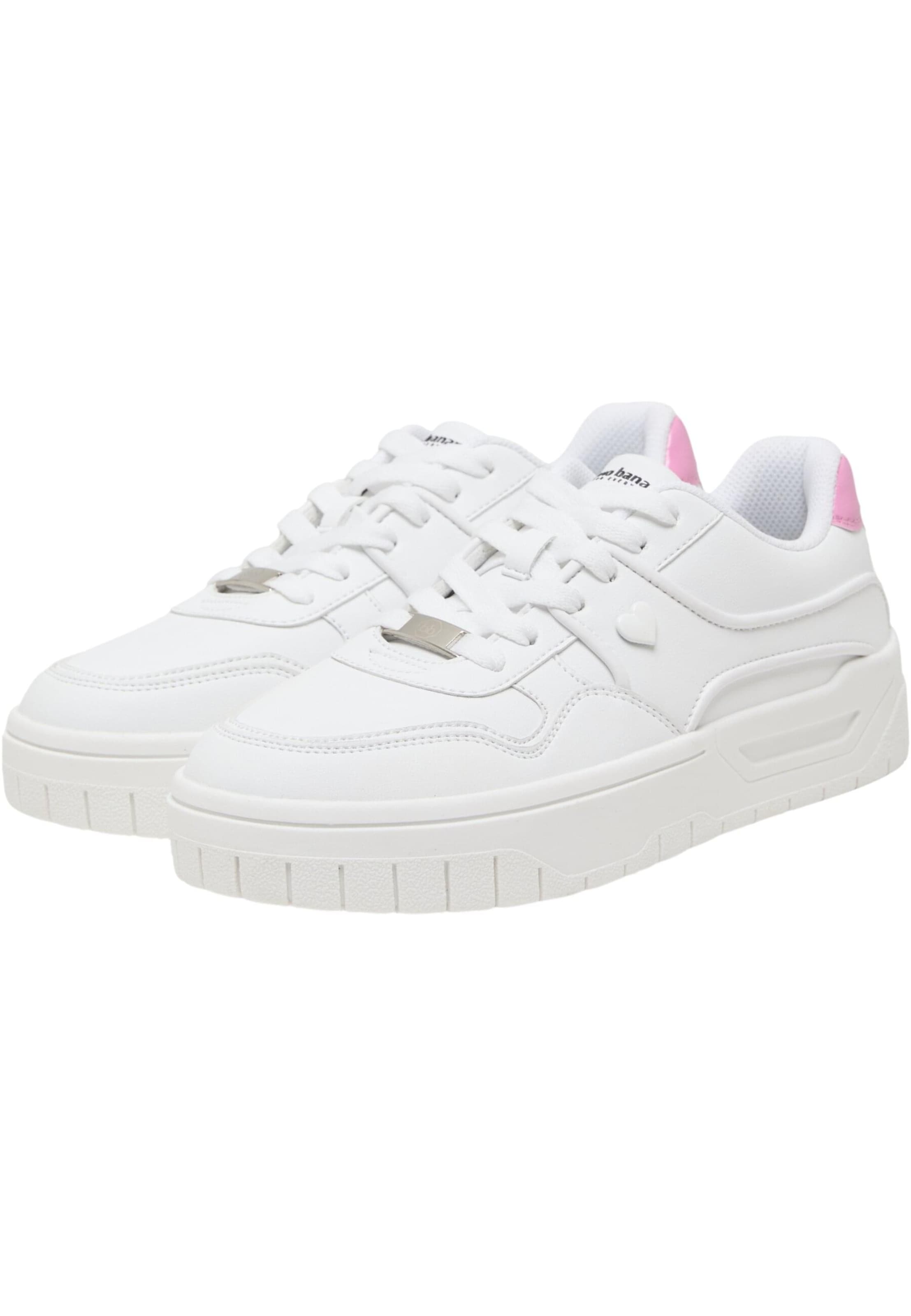 Bruno Banani Σνίκερ χαμηλό 'Mia' σε λευκό: μπροστά