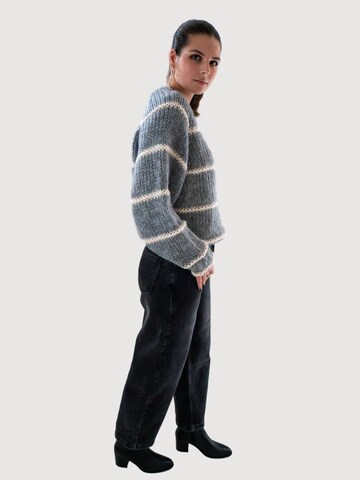 WEARABLE STORIES Pullover 'Nayla' in Grau