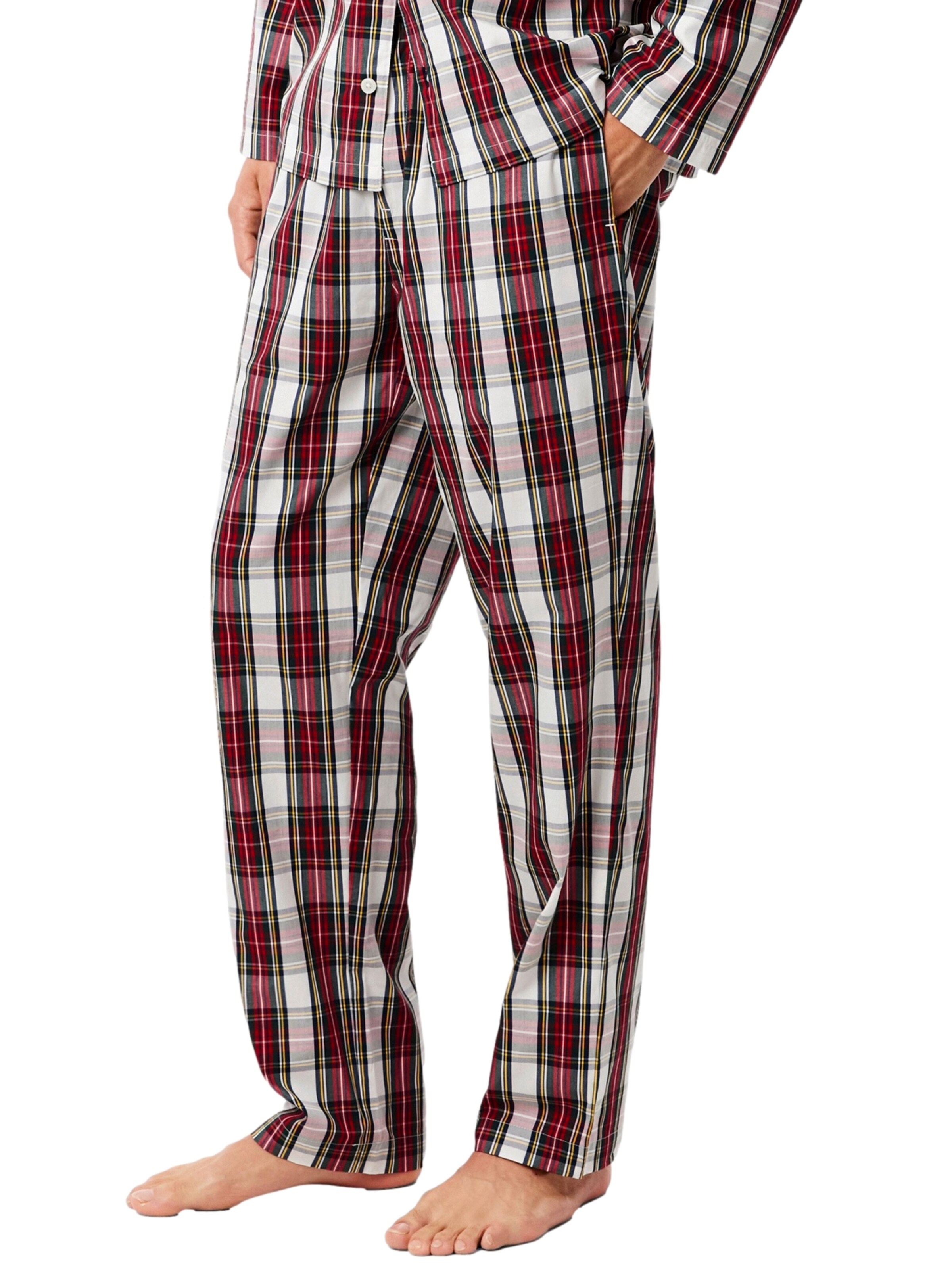 Pigiama lungo di LACOSTE in rosso