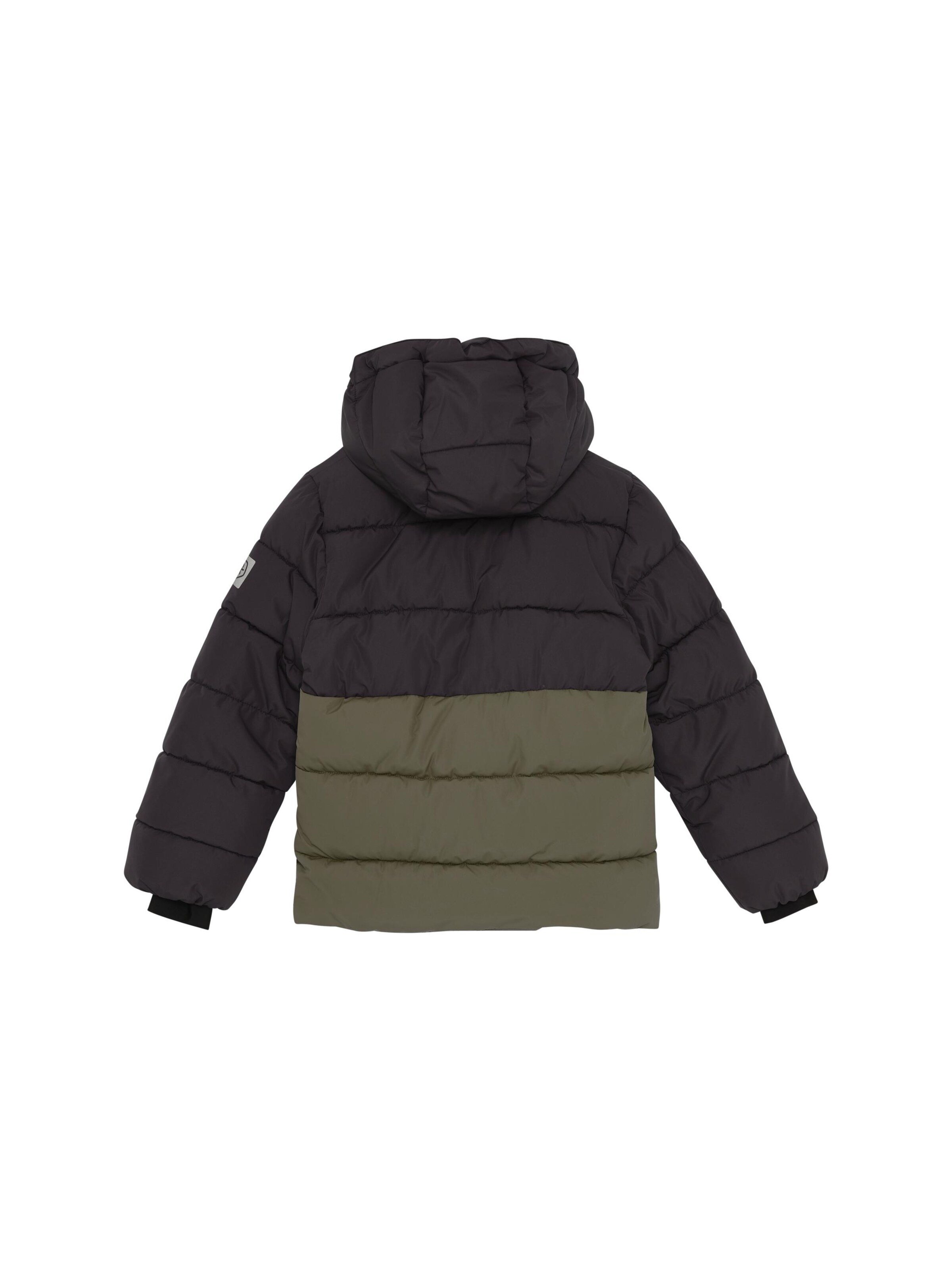 COLOR KIDS Winter jacket ' COJacket Quilt - Colorblock ' in Green
