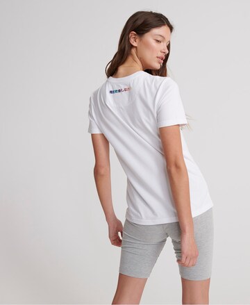 T-shirt Superdry en blanc