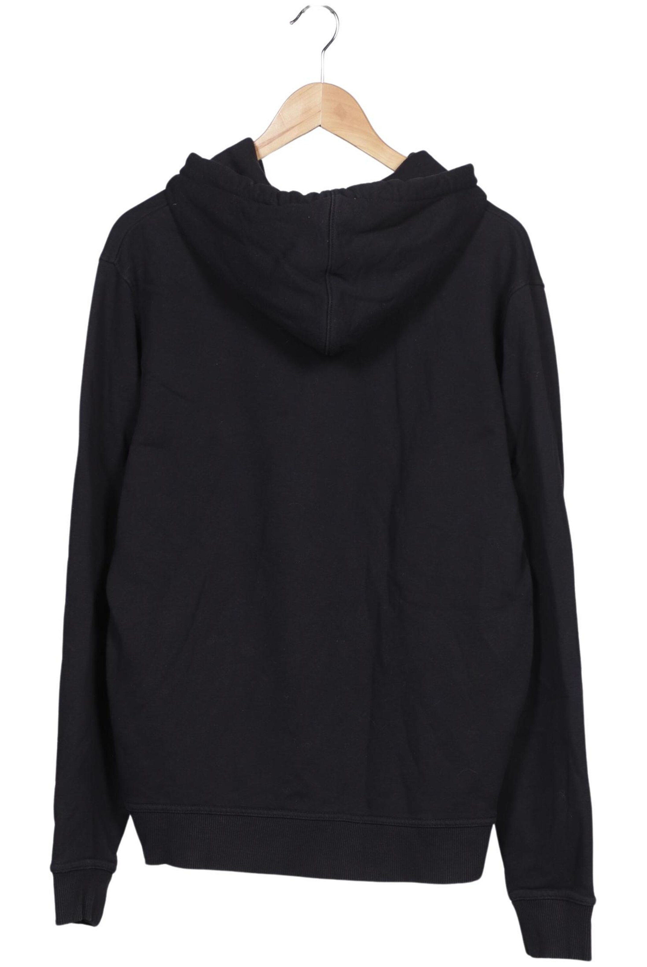 TOM TAILOR Kapuzenpullover L in Schwarz