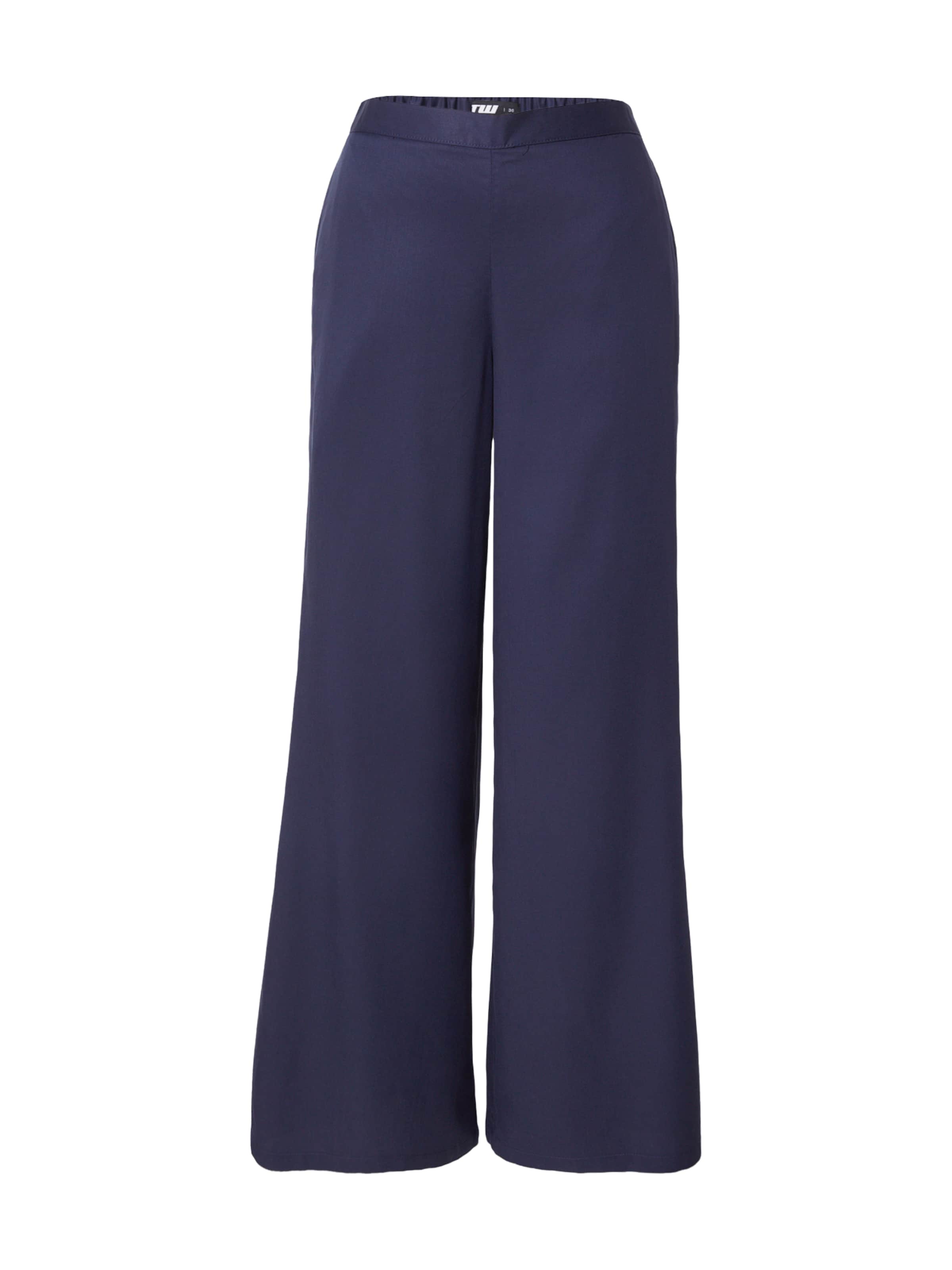 Wide Leg Pantalon Tally Weijl en bleu : devant