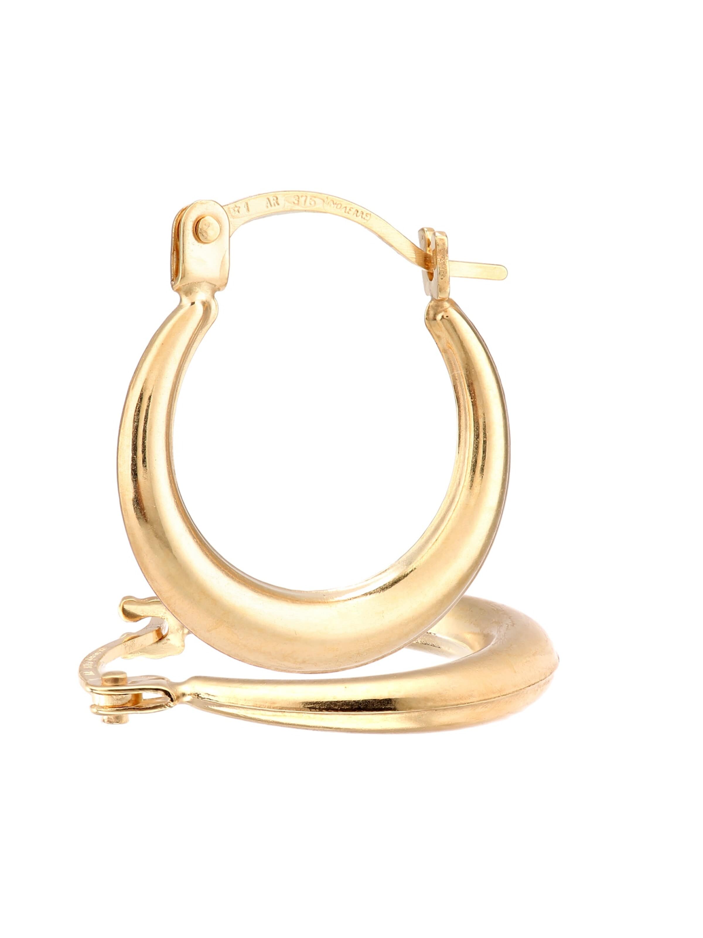 Vanlere Earrings in Gold: front