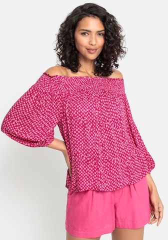 LASCANA Blouse in Pink: front