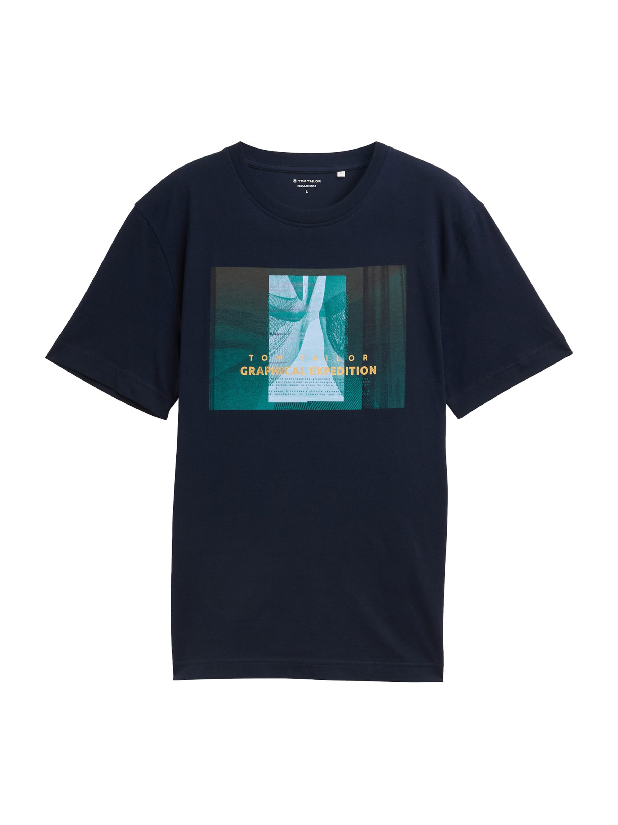 TOM TAILOR T-Shirt in Blau: Vorderseite