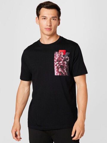T-Shirt 'Dlammer' HUGO Red en noir : devant