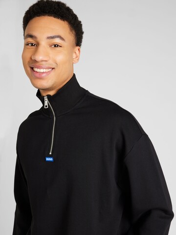 HUGO Sweatshirt 'Neeler' in Zwart