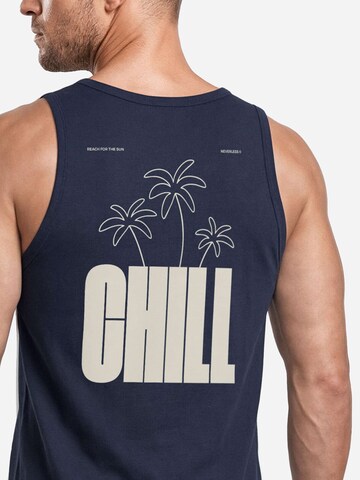 Neverless Shirt 'Chill'‌‌‌‌‌‌‌‌ in Blau
