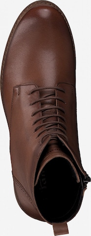 TAMARIS Lace-Up Ankle Boots in Brown