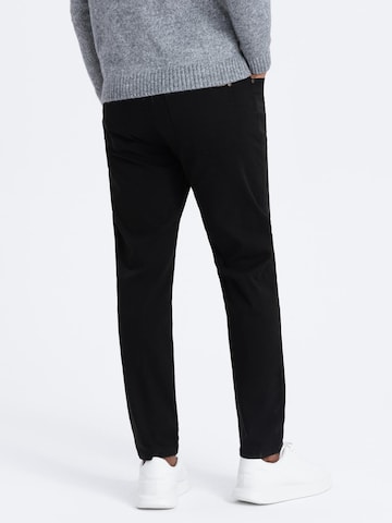Ombre Slimfit Chino in Zwart