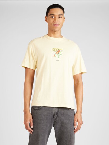 JACK & JONES - Camiseta 'JORBlockpop' en amarillo: frente