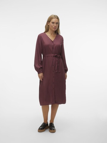 MAMALICIOUS Shirt Dress 'SOPHIA LIA' in Red