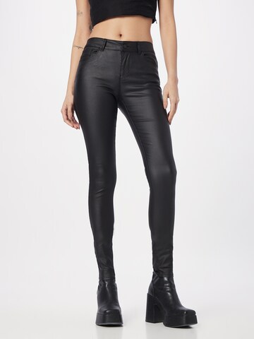 VERO MODA Skinny Pants 'Seven' in Black: front