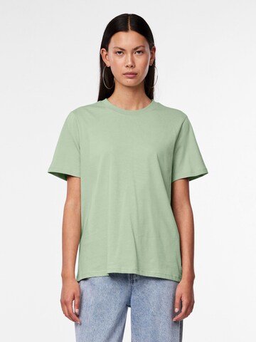 PIECES Shirt 'RIA' in Groen: voorkant