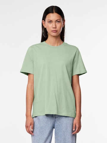 PIECES Koszulka 'RIA' w kolorze zielony: przód