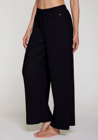 LASCANA Wide Leg Hose in Schwarz: Vorderseite