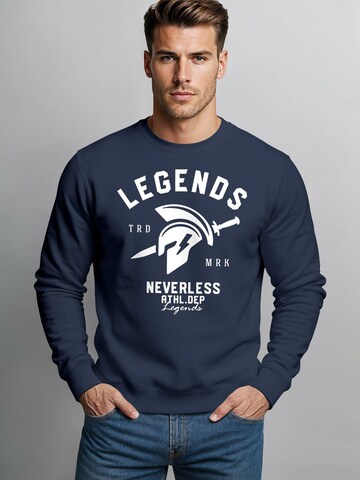 Neverless Sweatshirt 'Legends' in Blue